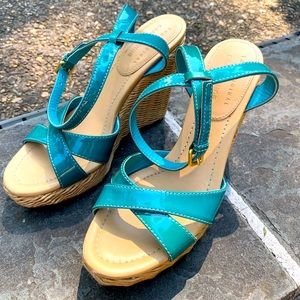 THE CAR SHOE NWOT Leather espadrille sandals 7.